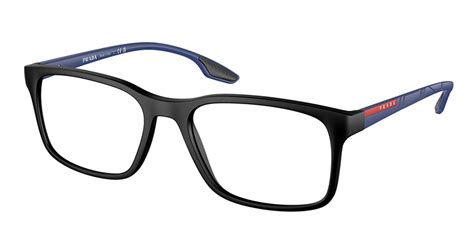 prada linea rossa ps01lv|Prada Linea Rossa PS 01LV Lifestyle Eyeglasses .